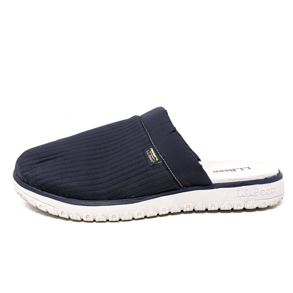 LL Bean Shoes Womens 10 Airlight Slipper Scuffs Navy Blue Slip On Flats